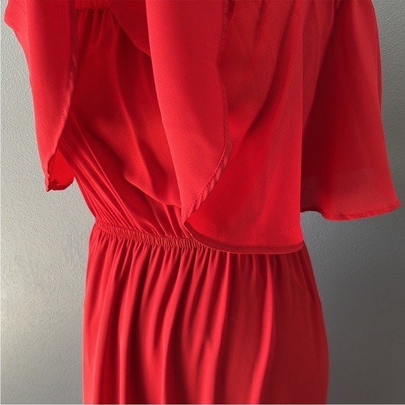 Show Me Your Mumu Hacienda Red Off The Shoulder Maxi dress - Picture 4 of 10
